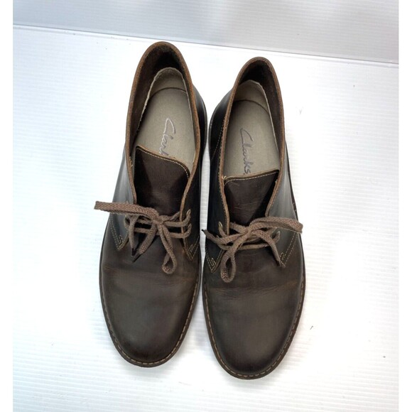 Clarks Originals Bushacre Beeswax Brown Mens Leather Chukka Boots 11.5 H W main image 5